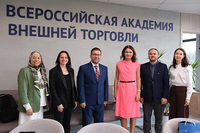 The Rector of OSTIM Technical University, Professor Murat Yulek, visited the Russian Foreign Trade Academy (RFTA)